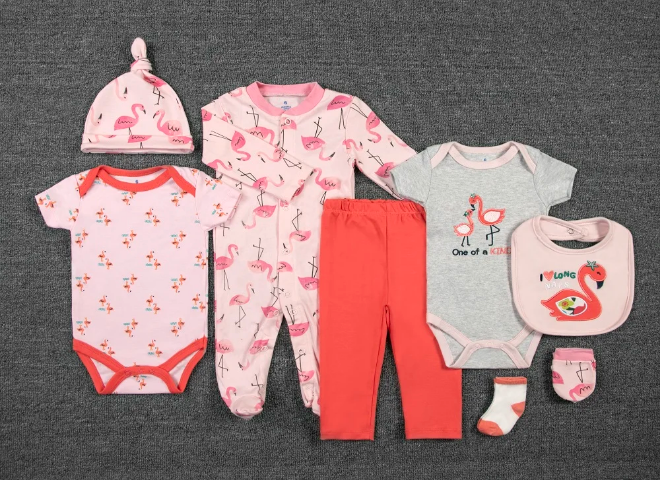 Ensemble bébé 8 pièces – Vêtements et accessoires naissance