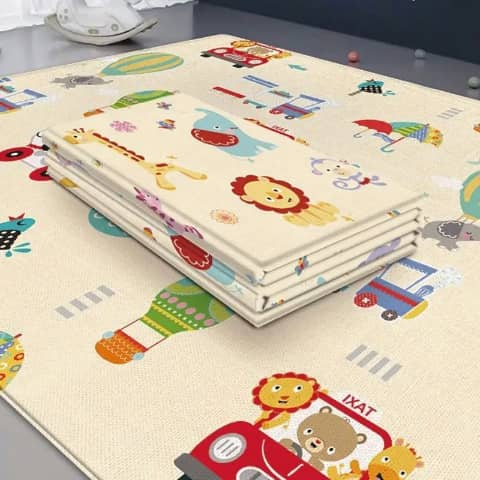 Tapis de Jeu Pliable pour Bébé – Coloré, Antidérapant et Doux | Livraison à Dakar