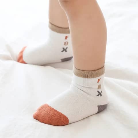 Chaussette bébé - Motifs mignons & confortables
