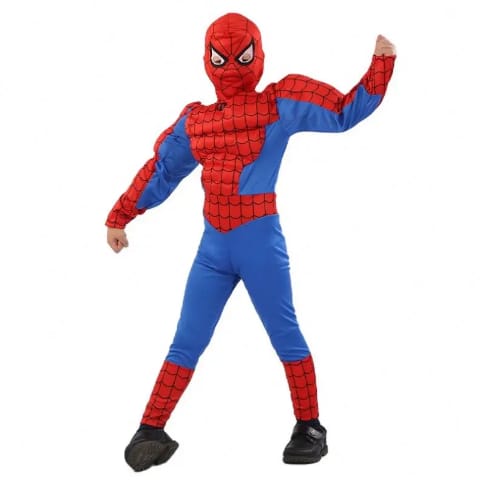 Déguisement Spider-Man Enfant mardi gras - Costume Complet avec Masque Intégral