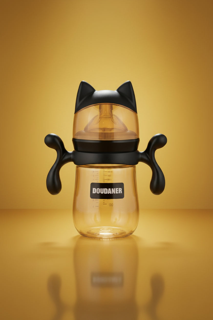 Doudaner – Biberon Incassable Design Batman 300ml avec Poignées