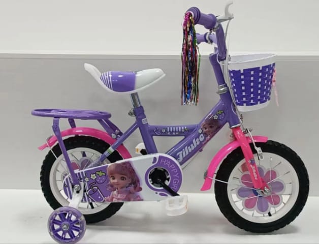 Vélo Princesse 16 Pouces avec Panier