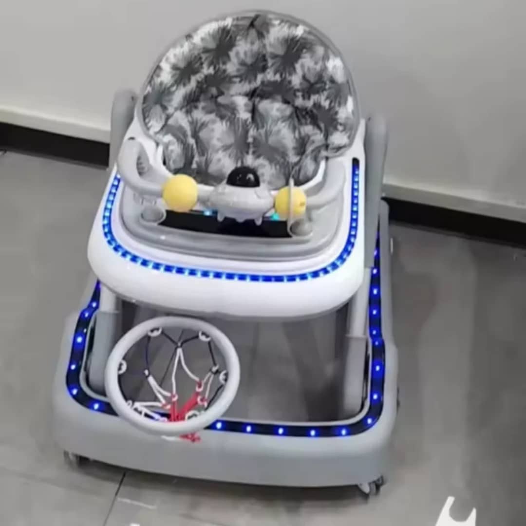 Trotteur Bébé LED avec Panier de Basket