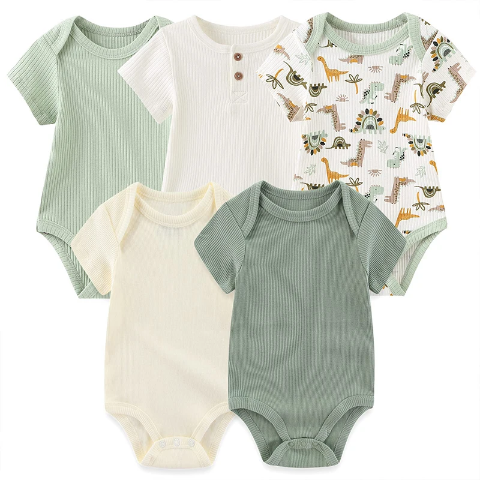 Lot de petit bateau pour bébé – Pack de 5 Coton Ultra Doux (Mix Garçon & Fille)