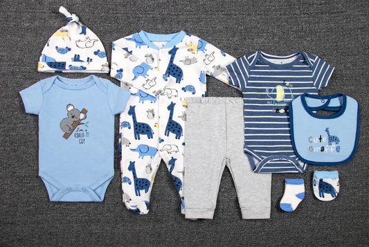 Ensemble bébé 8 pièces – Vêtements et accessoires naissance