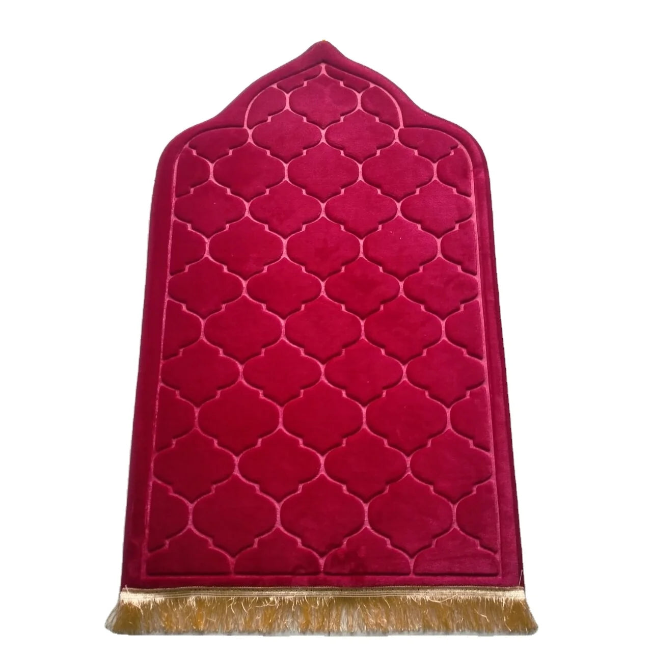 Tapis de Prière Enfant en Forme de Minaret – Éducatif, Confortable et Ludique