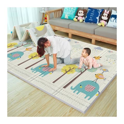 Tapis de Jeu Pliable pour Bébé – Coloré, Antidérapant et Doux | Livraison à Dakar