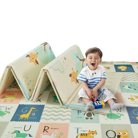 Tapis de Jeu Pliable pour Bébé – Coloré, Antidérapant et Doux | Livraison à Dakar