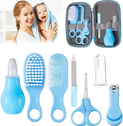 Kit de Soins Bébé- kit de toilettage  bébé- Complet, Pratique et Sécurisé