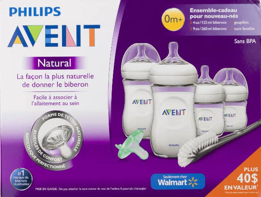 Coffret Biberons Nouveau-né Philips AVENT Natural – Tétée Naturelle & Anti-Colique (0m+)