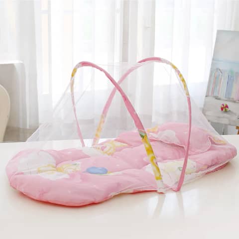 Matelas Nid d’Ange Bébé avec Moustiquaire – Confort & Protection