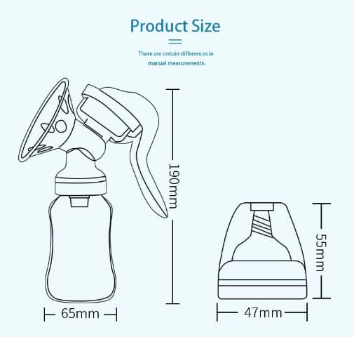 Tire-lait Manuel – Express Lait avec Biberon Inclus | Sans BPA | Allaitement Facile
