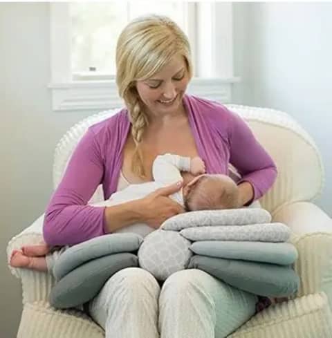 Coussin d'allaitement évolutif- confort bébé & maman