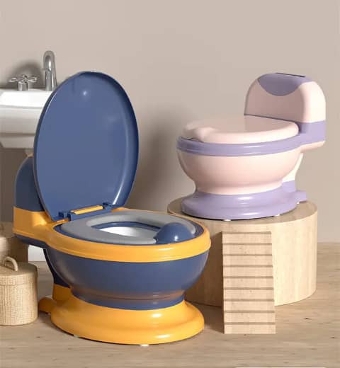 Pot d’Apprentissage Bébé Imitation WC – Confort, Sécurité et Autonomie