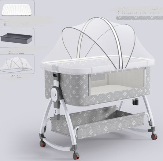 Berceau Cododo Bébé Réglable avec Moustiquaire - 3 en 1