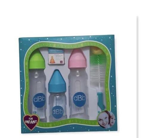 Coffret 3 Biberons day By day en Verre avec Brosse
