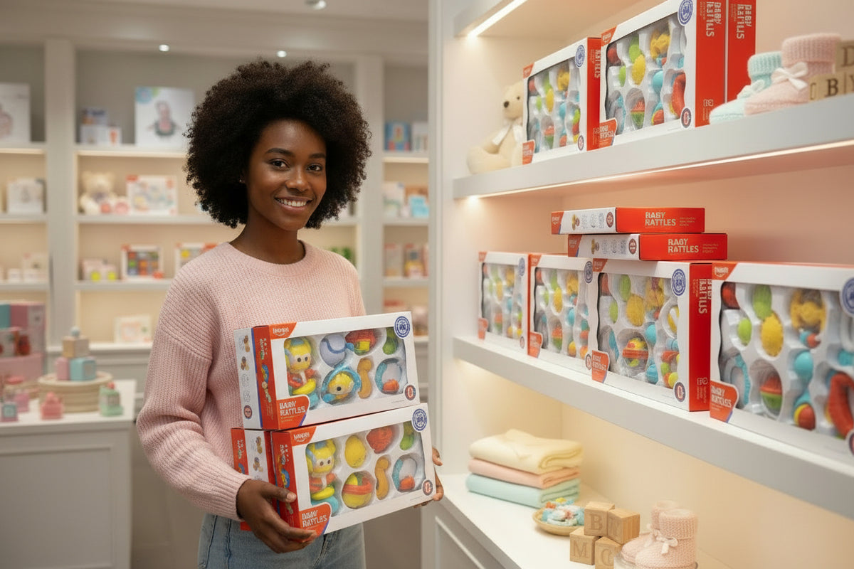 Set Hochets Bébé 8 Pièces – Jouets d'Éveil Dès la Naissance