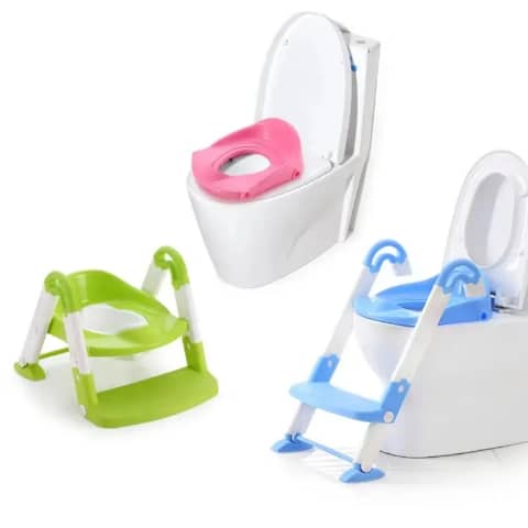 Réducteur de Toilette avec Marche pour Enfant – Sécurisé et Pliable