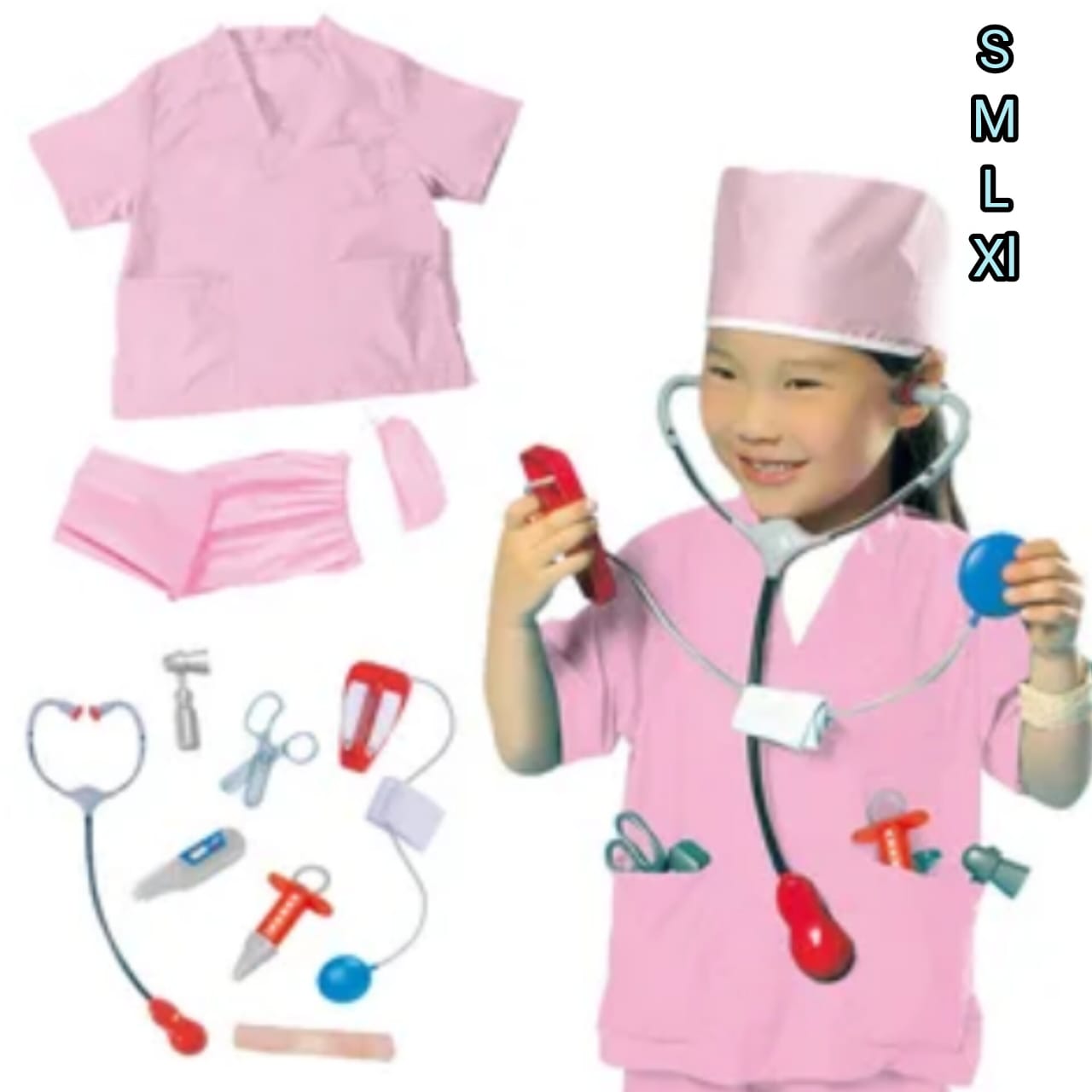 Déguisement Docteur Enfant - Costume Médecin Complet avec Accessoires mardi gras