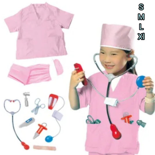 Déguisement Docteur Enfant - Costume Médecin Complet avec Accessoires mardi gras