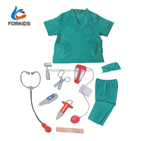 Déguisement  mardi gras Chirurgien Enfant - Costume Médecin Complet avec Accessoires