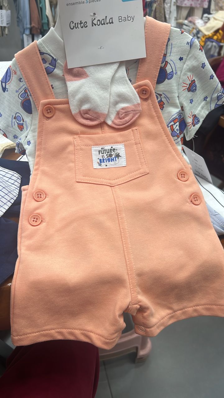 Ensemble Bébé Cute Koala Baby - Salopette & Chemise Koala