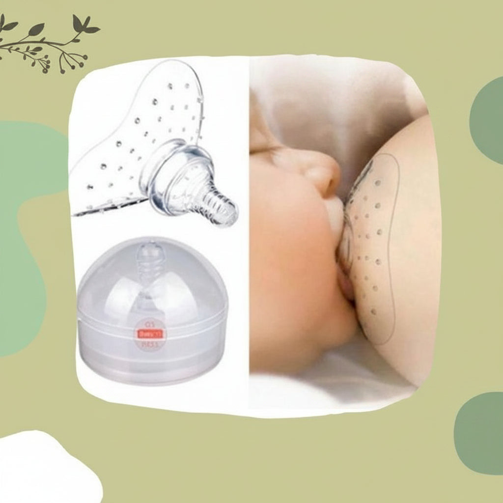 Bout de Sein en Silicone avec Boîte de Rangement