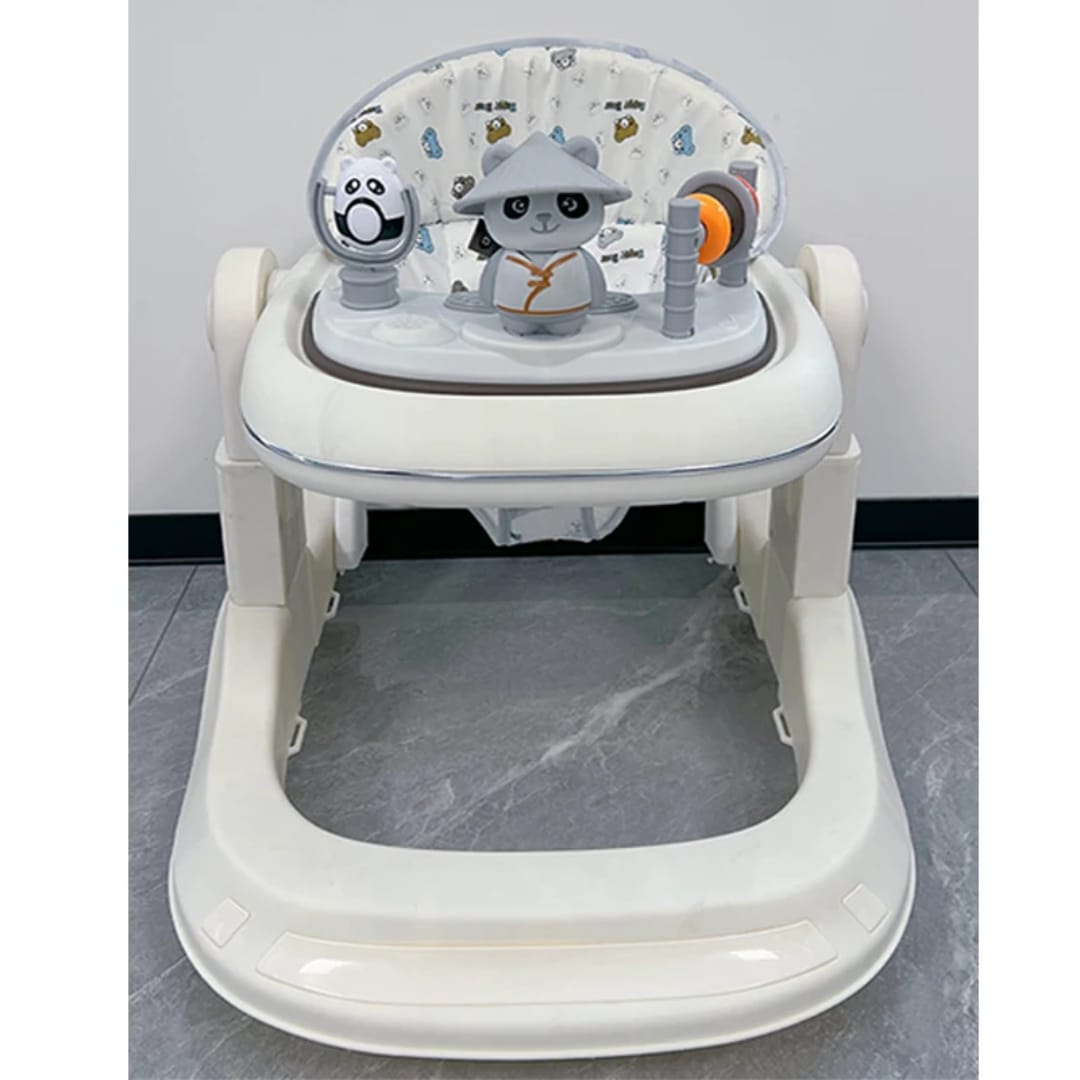 Trotteur Bébé Panda avec Plateau d'Activités
