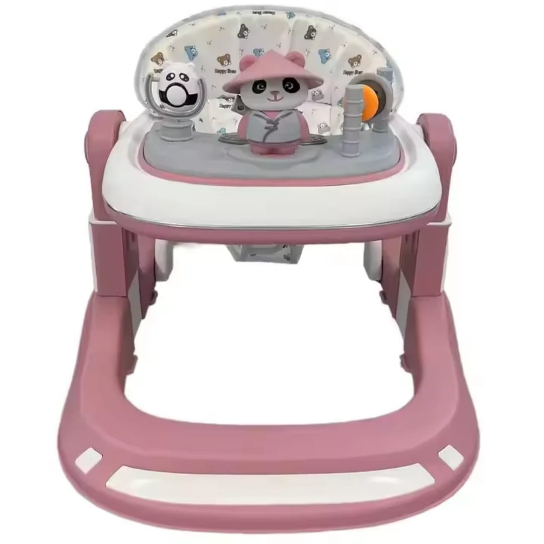 Trotteur Bébé Panda avec Plateau d'Activités