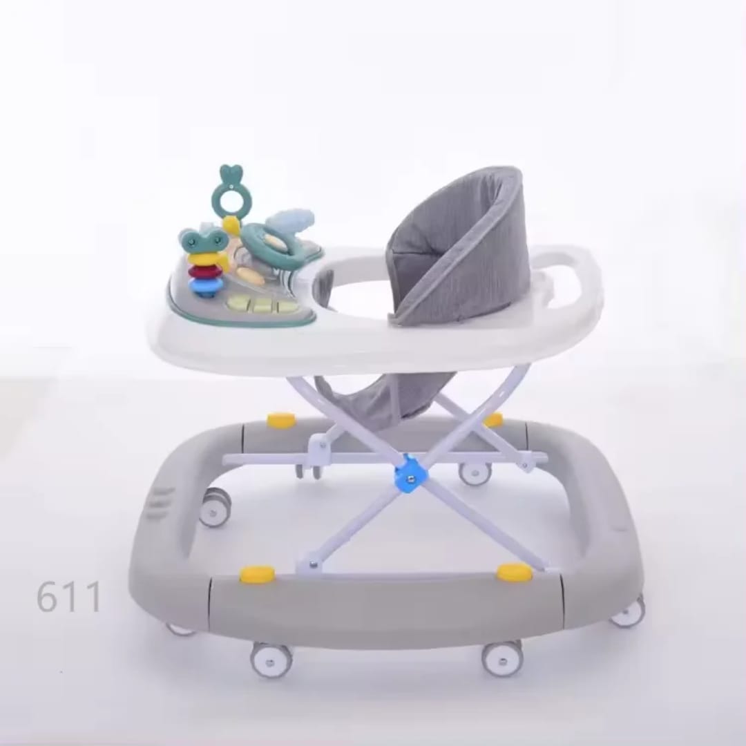 Trotteur Bébé – Plateau Jouets & Siège Rembourré