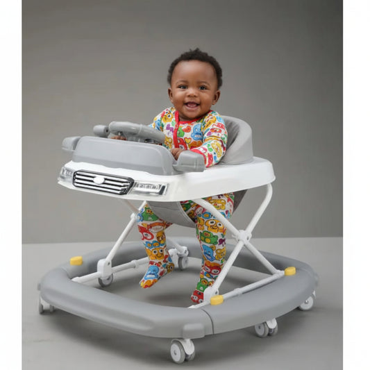 Trotteur Bébé 2-en-1 – Mode Marche & Cheval à Bascule