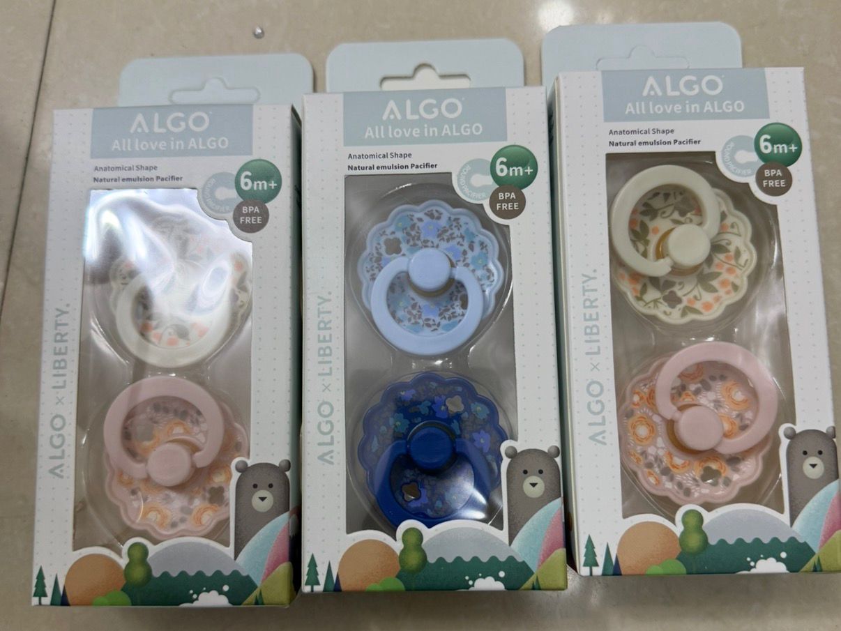 ALGO Liberty – Sucettes Anatomiques en Émulsion Naturelle 6m+