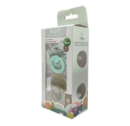 ALGO Liberty sucettes anatomiques 6m+ sans BPA – pack de 2