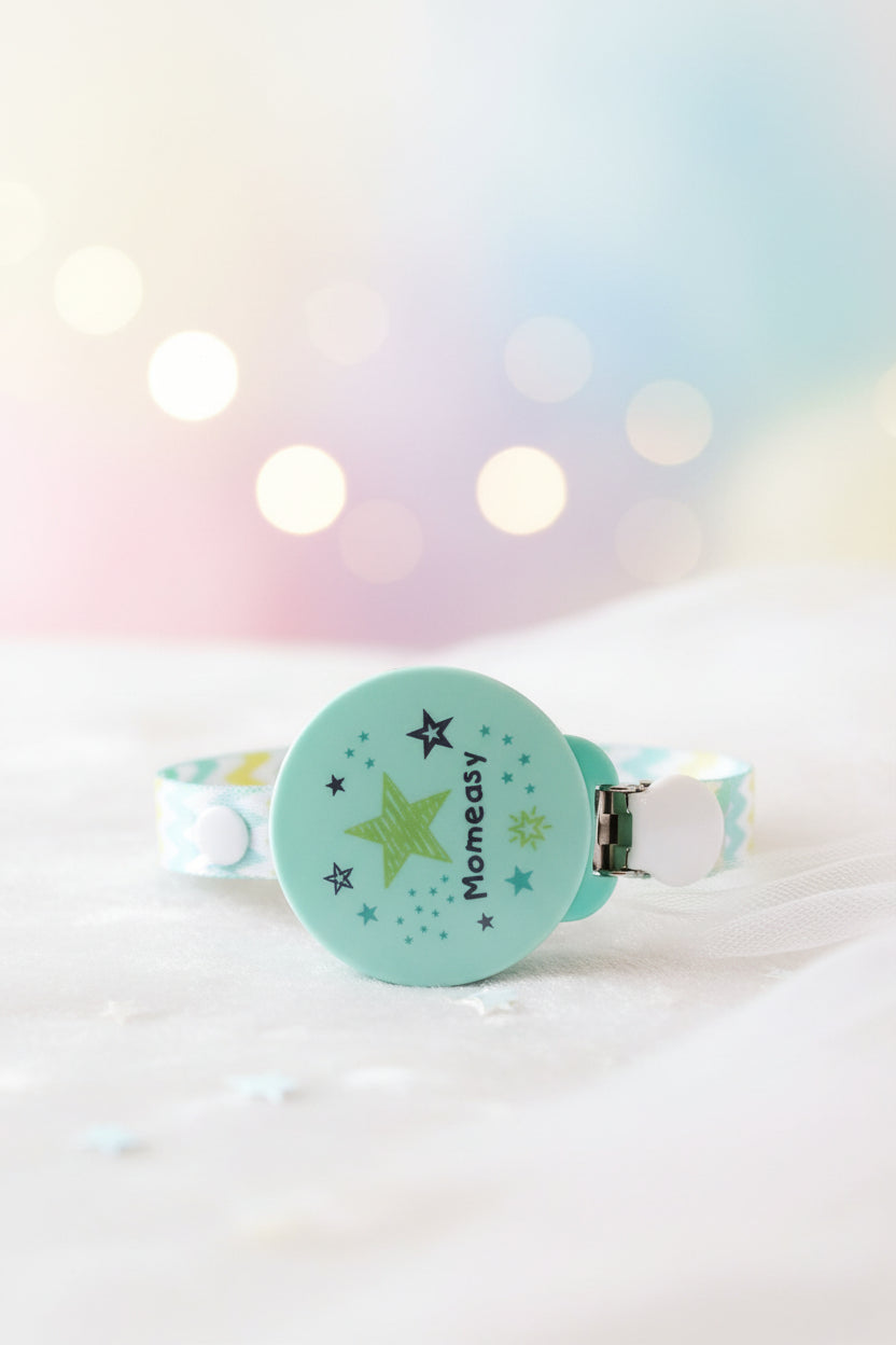 Momeasy – Attache-Tétine Pacifier Clip Sans BPA – 0m+